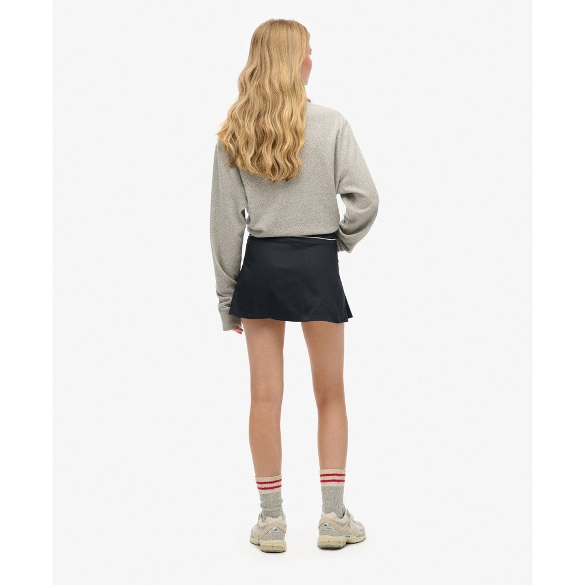 Jupe de tennis bleu marine éclipse, SUPERDRY