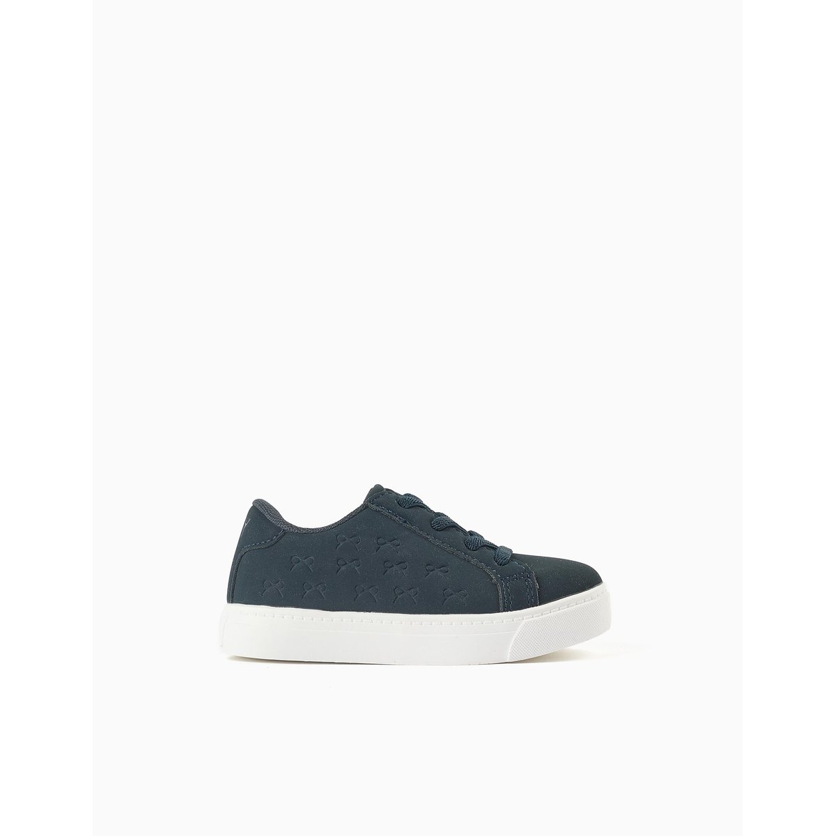 Baskets avec nœuds en relief et lacets élastiques bleu, ZIPPY