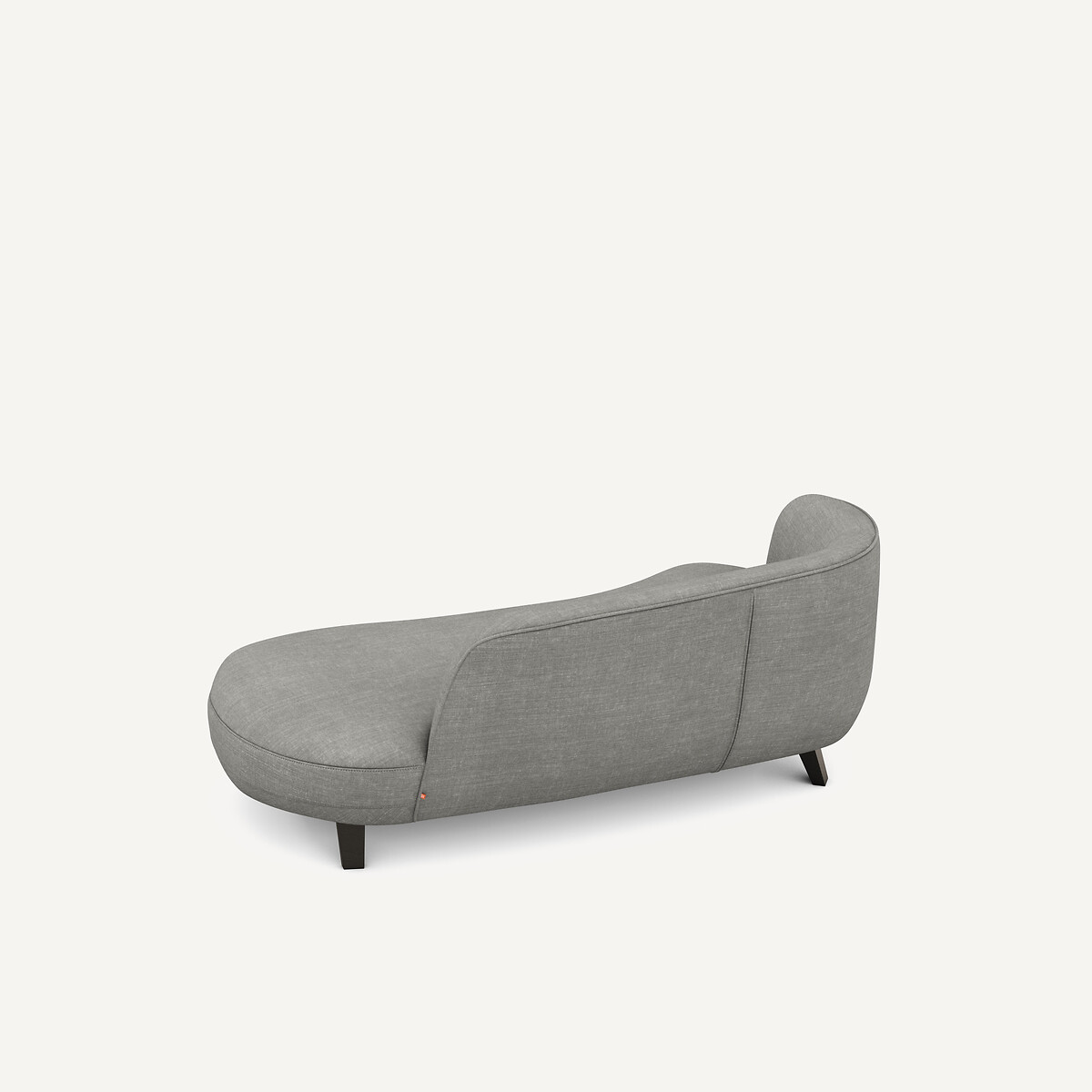 Chaise longue in cotone/lino, Rosebury antracite, AM.PM X EMMANUEL GALLINA