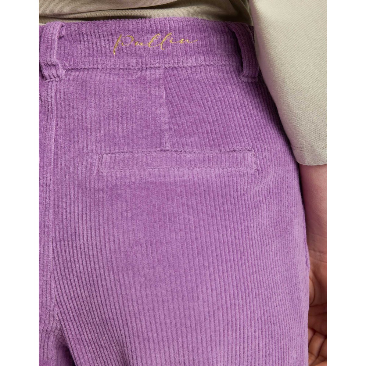 PANTALON JANE VELOURS CORDPURPLE violet, PULLIN