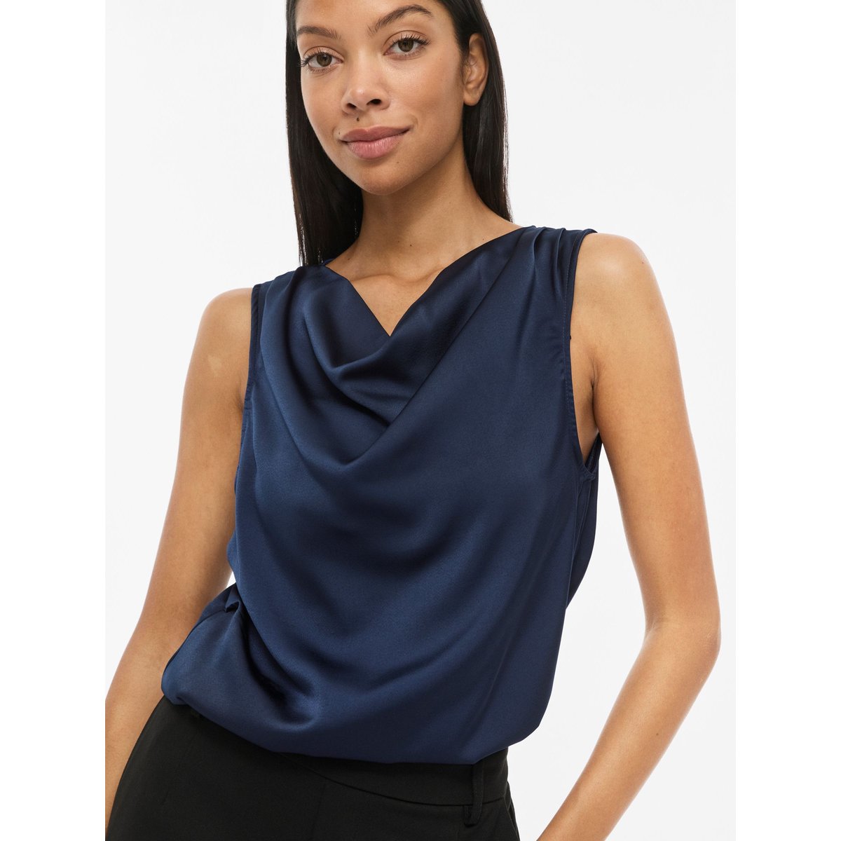 Top Sans Manches bleu - navy blazer1, VILA