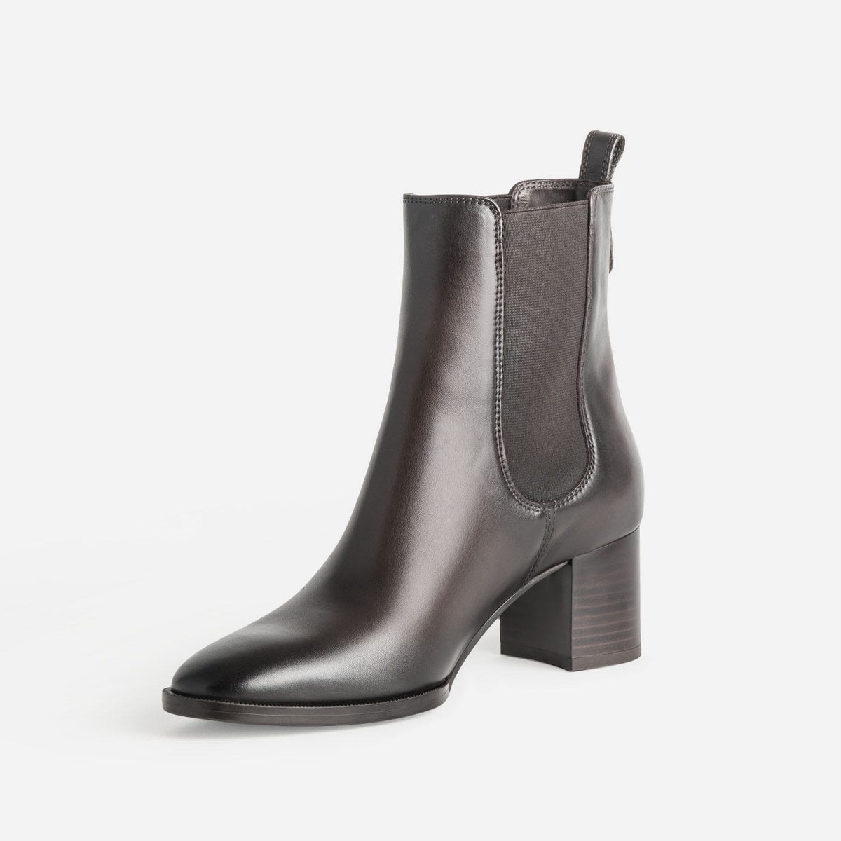 Boots À Talon en cuir NOHA marron, ERAM