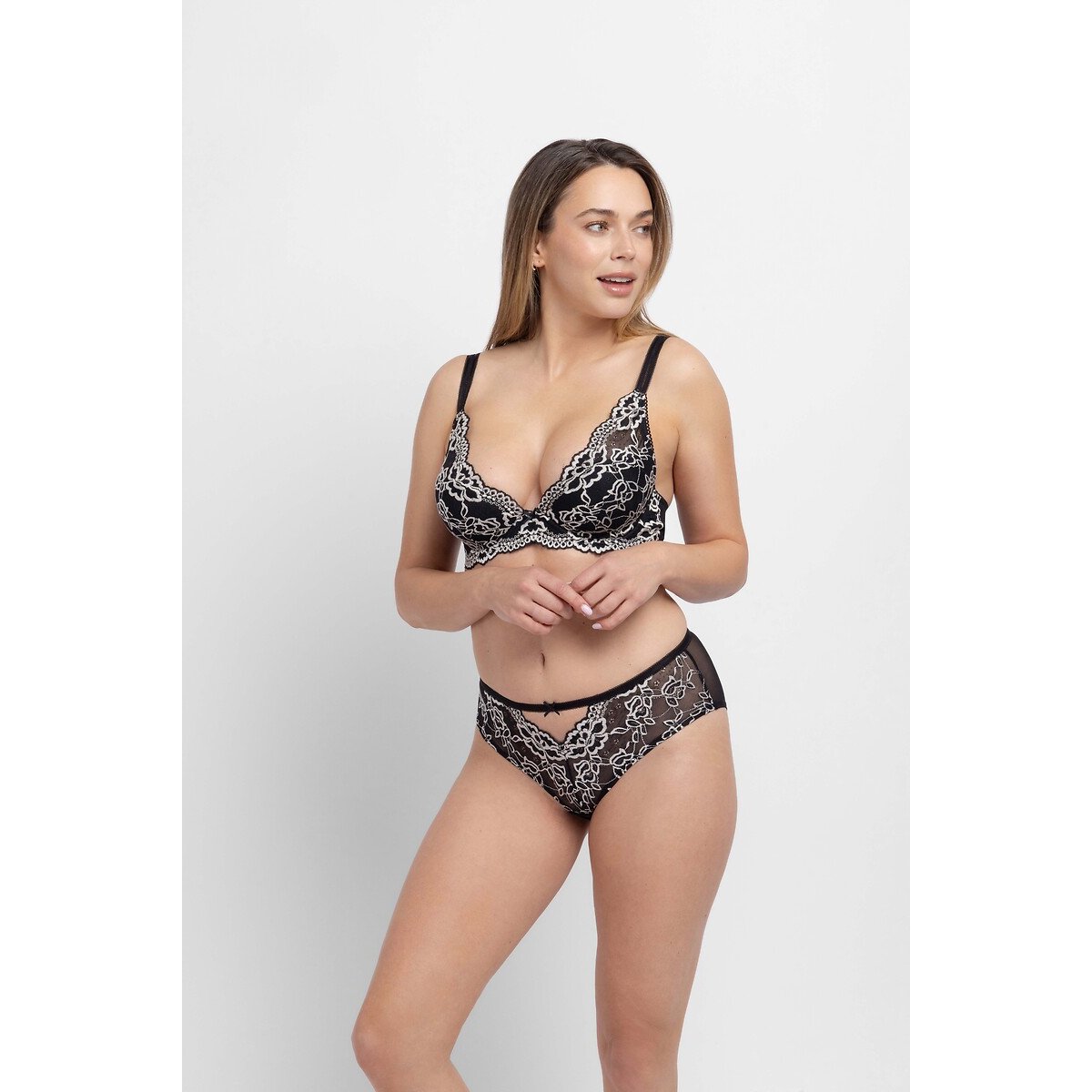 Soutien-gorge XANTHIA noir/écru, DORINA