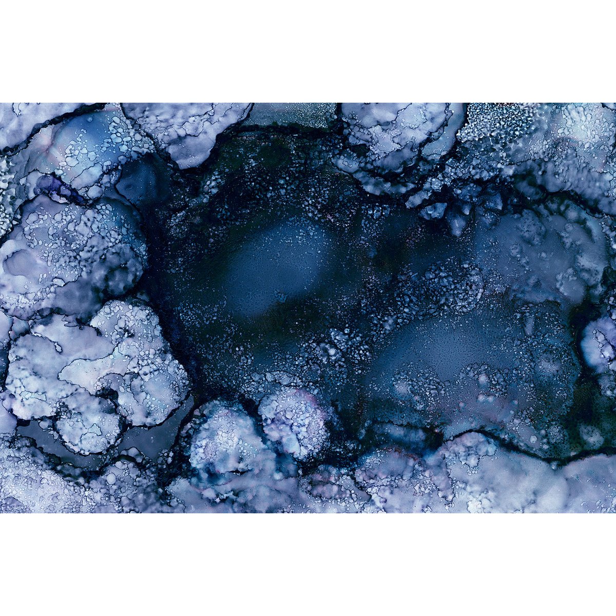 Tableau blue space tableau alu dibond, HEXOA