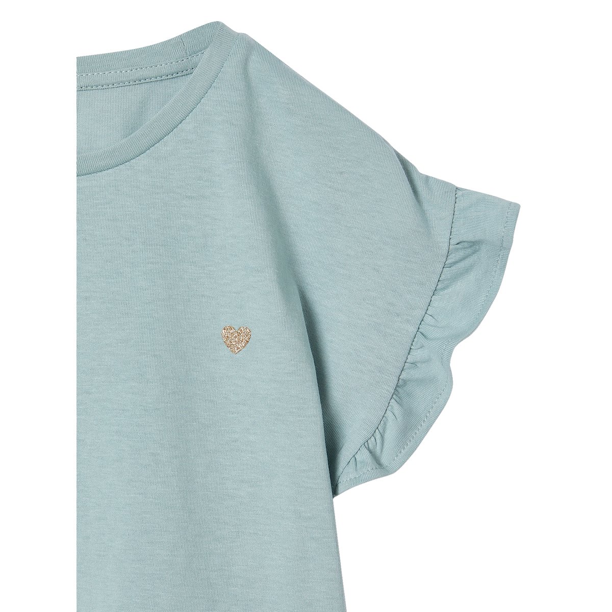 Ensemble tee-shirt + pantalon bleu grisé, VERTBAUDET