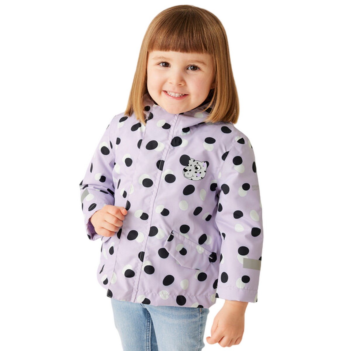 Veste imperméable SHYLA THE LEOPARD lilas pâle, REGATTA