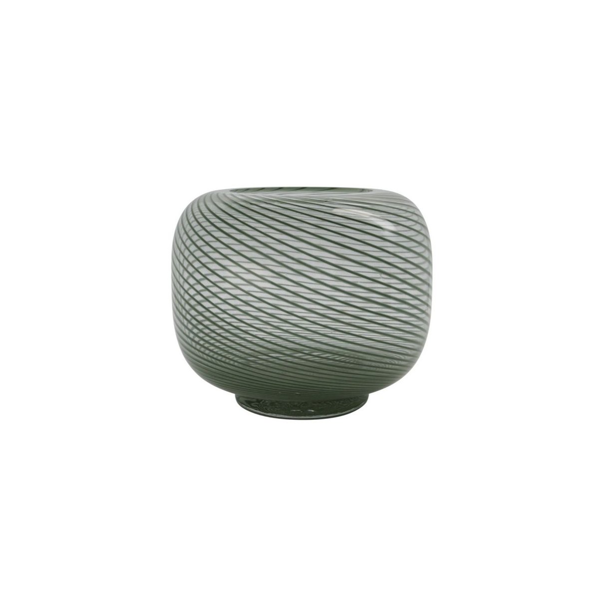 Vase Swirl h 19 cm vert, HOUSE DOCTOR