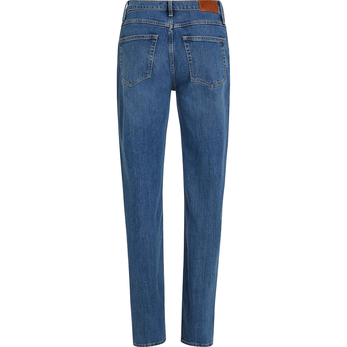 Rechte jeans in stretch denim jeansblauw, TOMMY HILFIGER