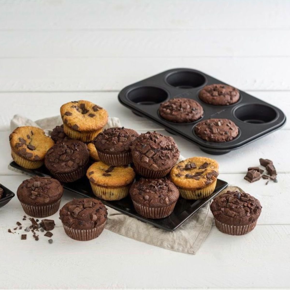 Set de 4 ustensiles de pâtisserie moule à gâteaux 2 bols noir, ZENKER