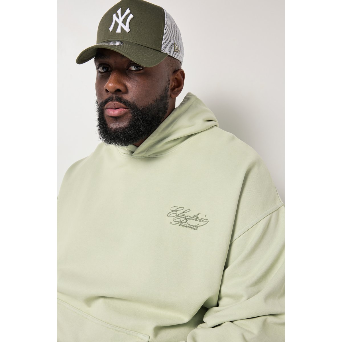 Sweat-shirt oversize menthe légère, STHUGE