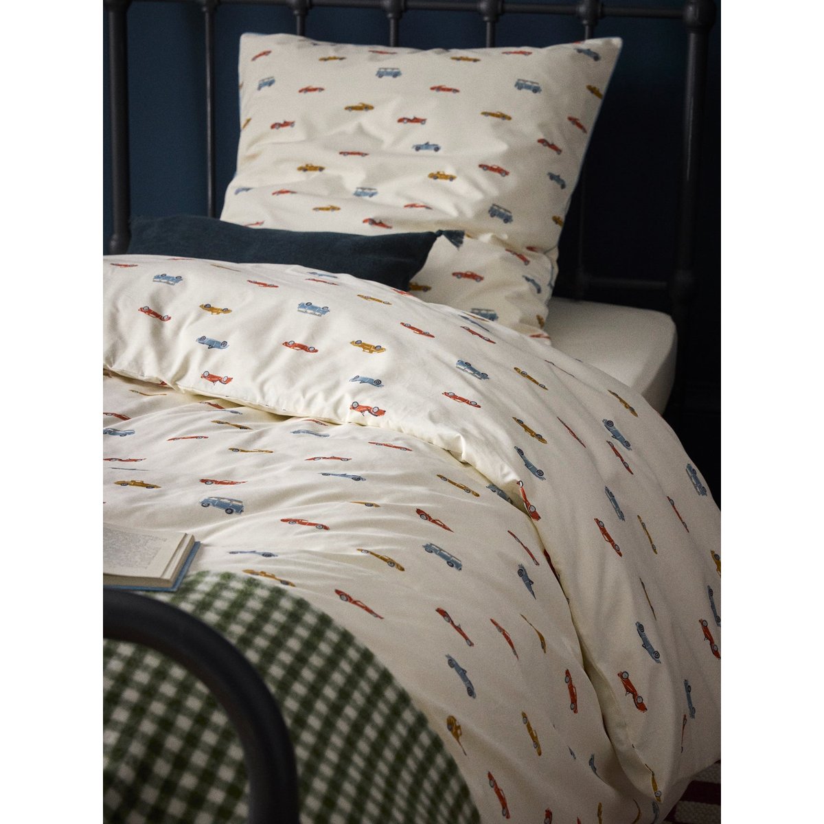 Taie d'oreiller percale de coton "ANATOLE" imprimérime multico, CYRILLUS