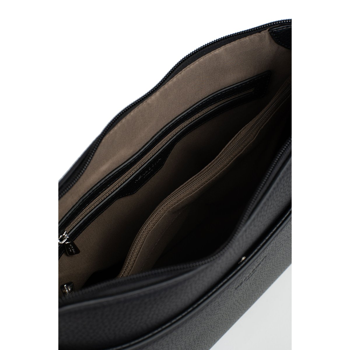 Sac porté épaule 1 anse MADRID noir, HEXAGONA
