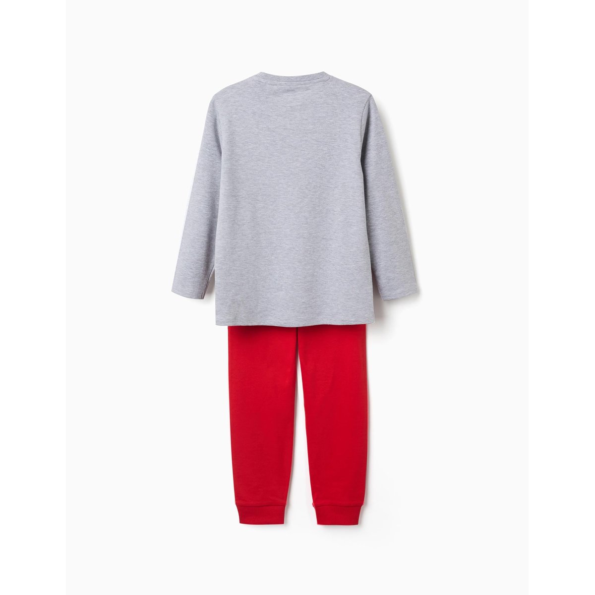 Pyjama en coton à manches longues avec imprimé Super Mario gris clair, ZIPPY