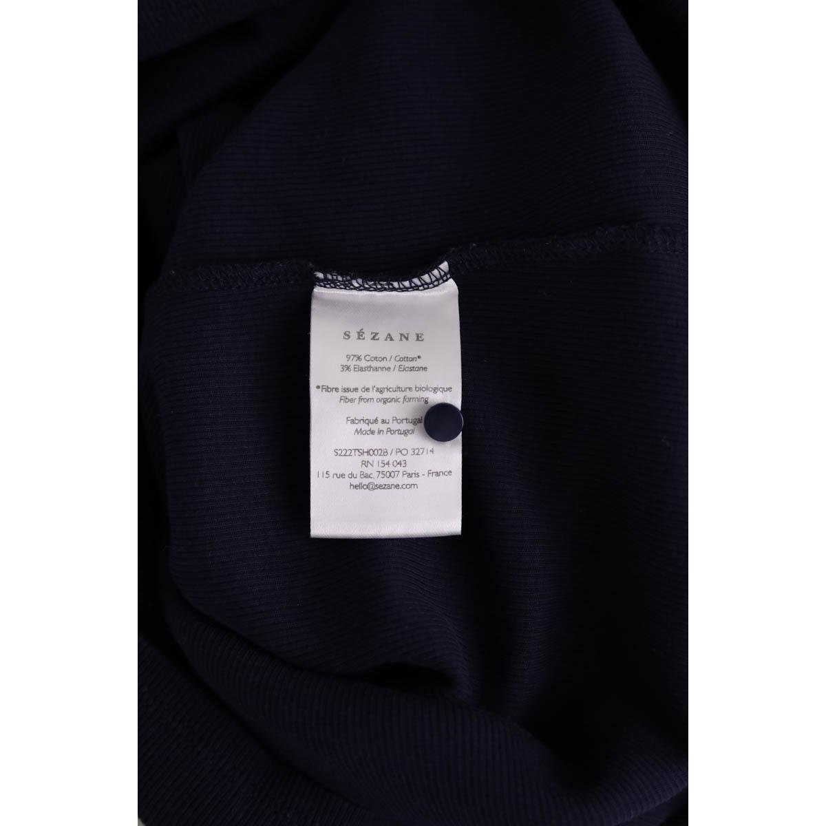 T-shirt - Très Bon État marine, SEZANE