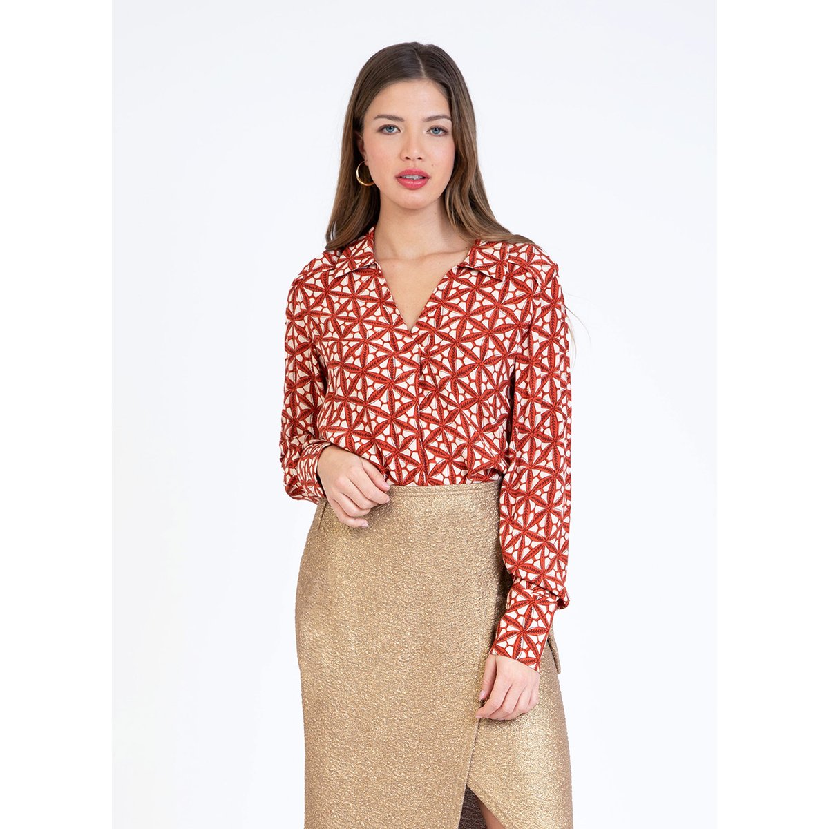 Blouse KATILOU badiane caramel, AN'GE
