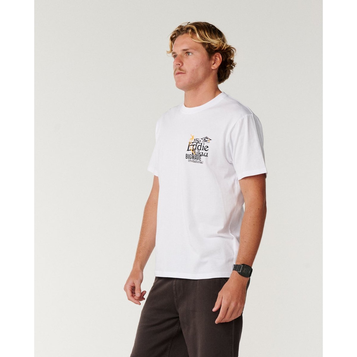 T-shirt coupe relax Eddie Would Go blanc, RIP CURL