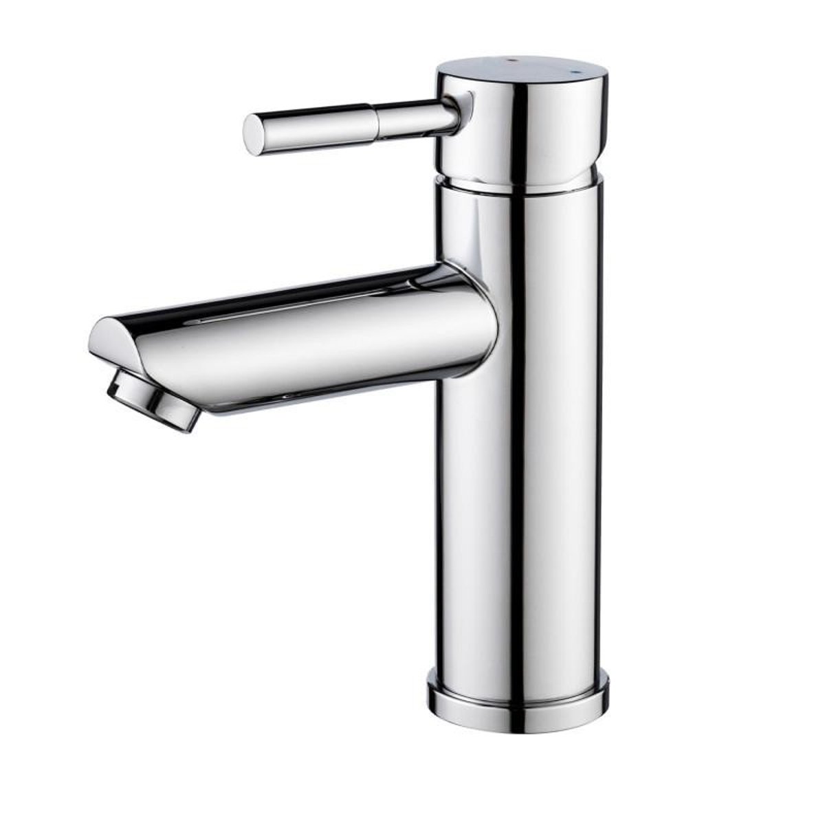 Robinet bec bas TAP + bonde LIV + siphon SIMON chromé, MOB IN