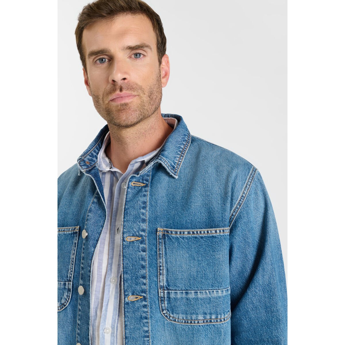 Chemise en jeans HISA blue, LE TEMPS DES CERISES