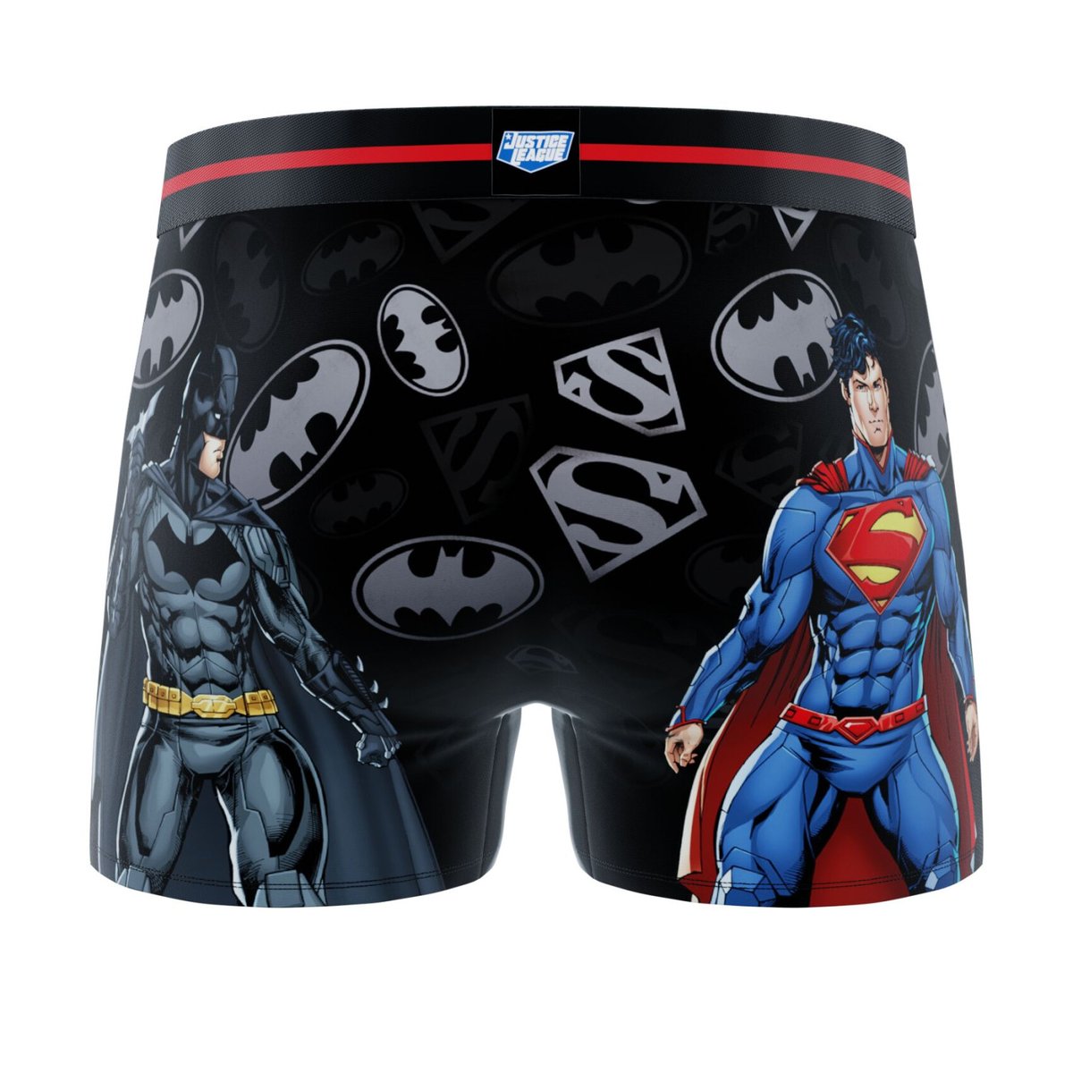Lot De 3 Boxers Dc Comics noir/gris/bleu/rouge/doré/blanc, FREEGUN