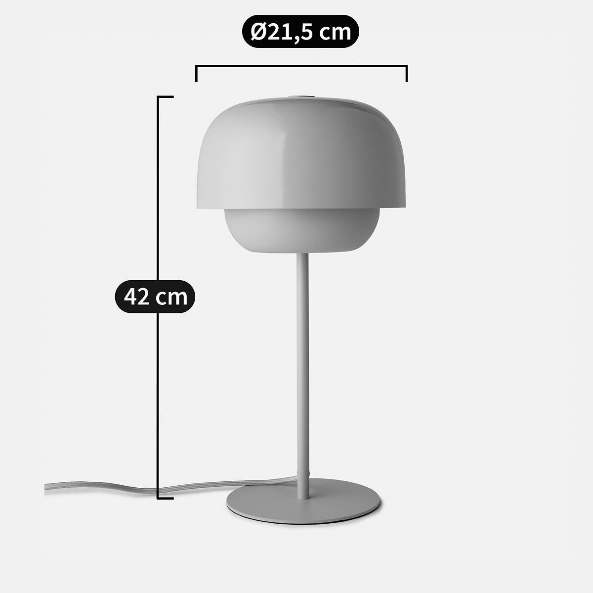 Lampe en métal fer coloré, Kinoko vert, LA REDOUTE INTERIEURS