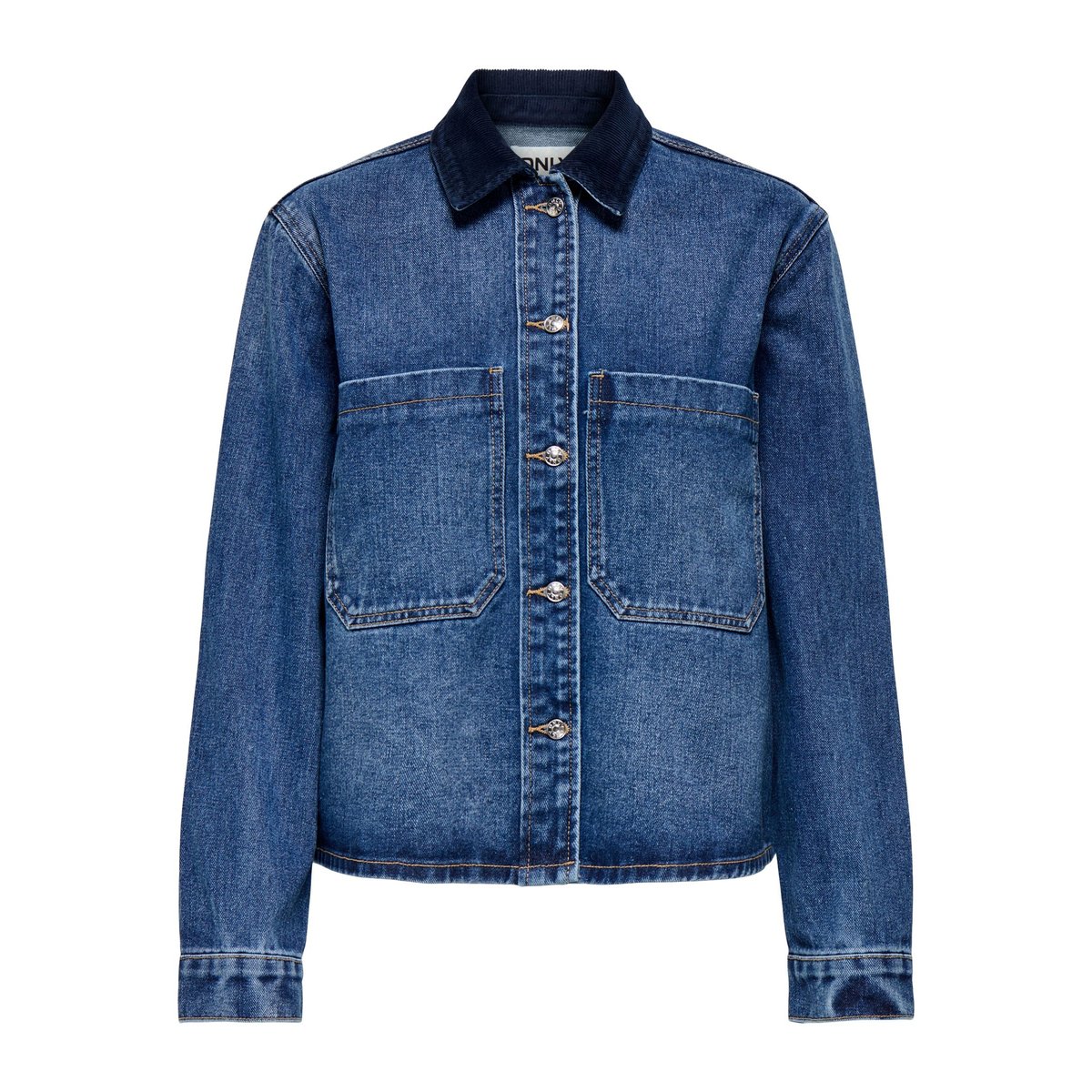 Chemise En Denim dark blue denim 1, ONLY