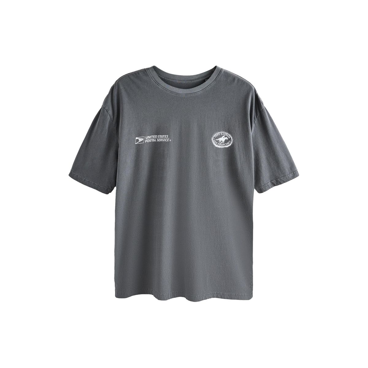 T-shirt motif us postal service sous licence timbres gris, NEXT