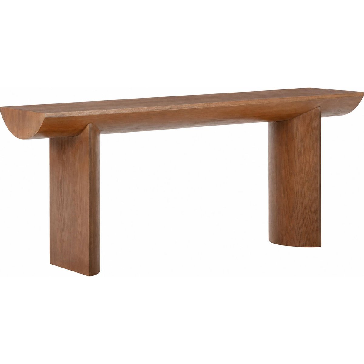 Console en frêne au design sculptural brun, RECOLLECTION