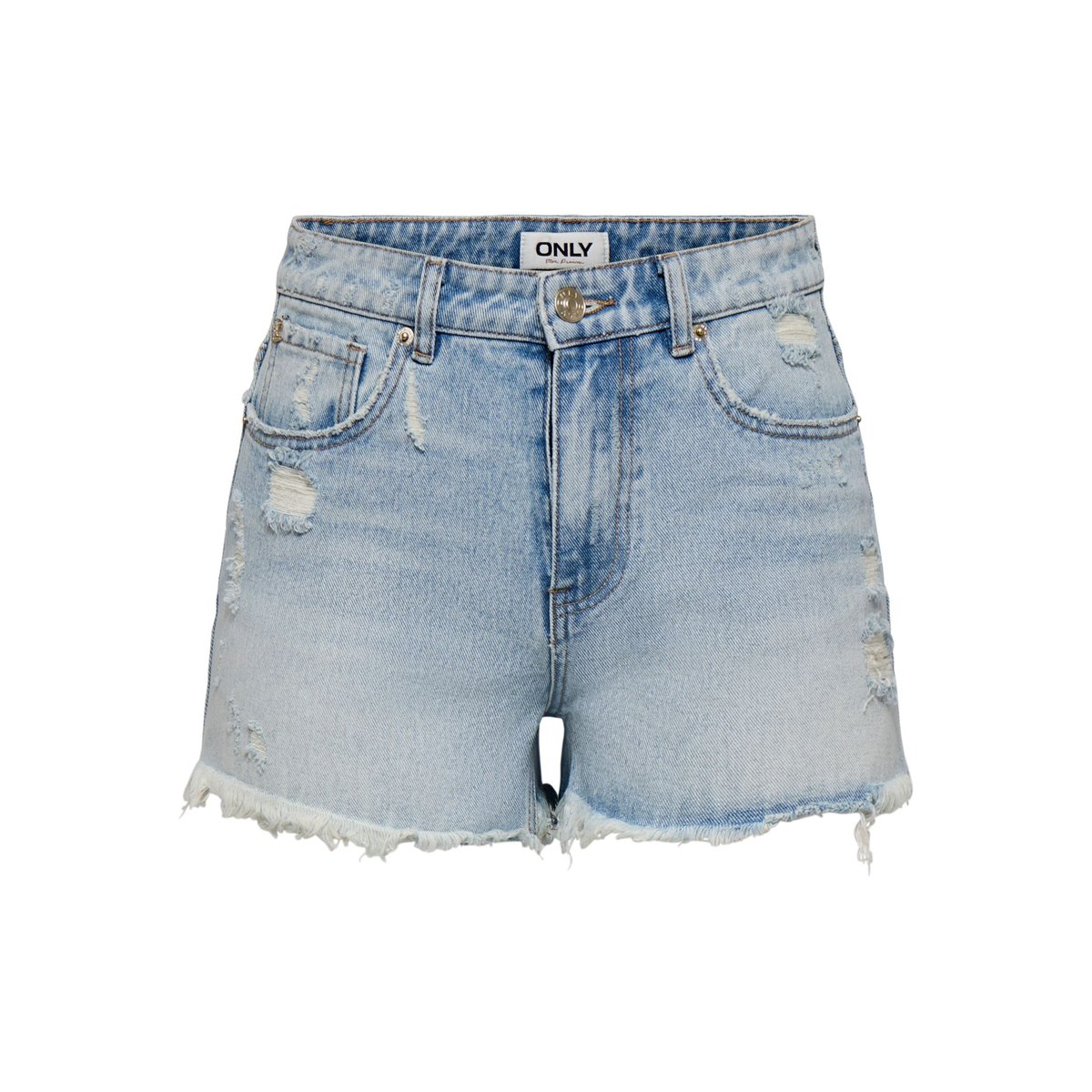 Short En Denim light blue denim 1, ONLY