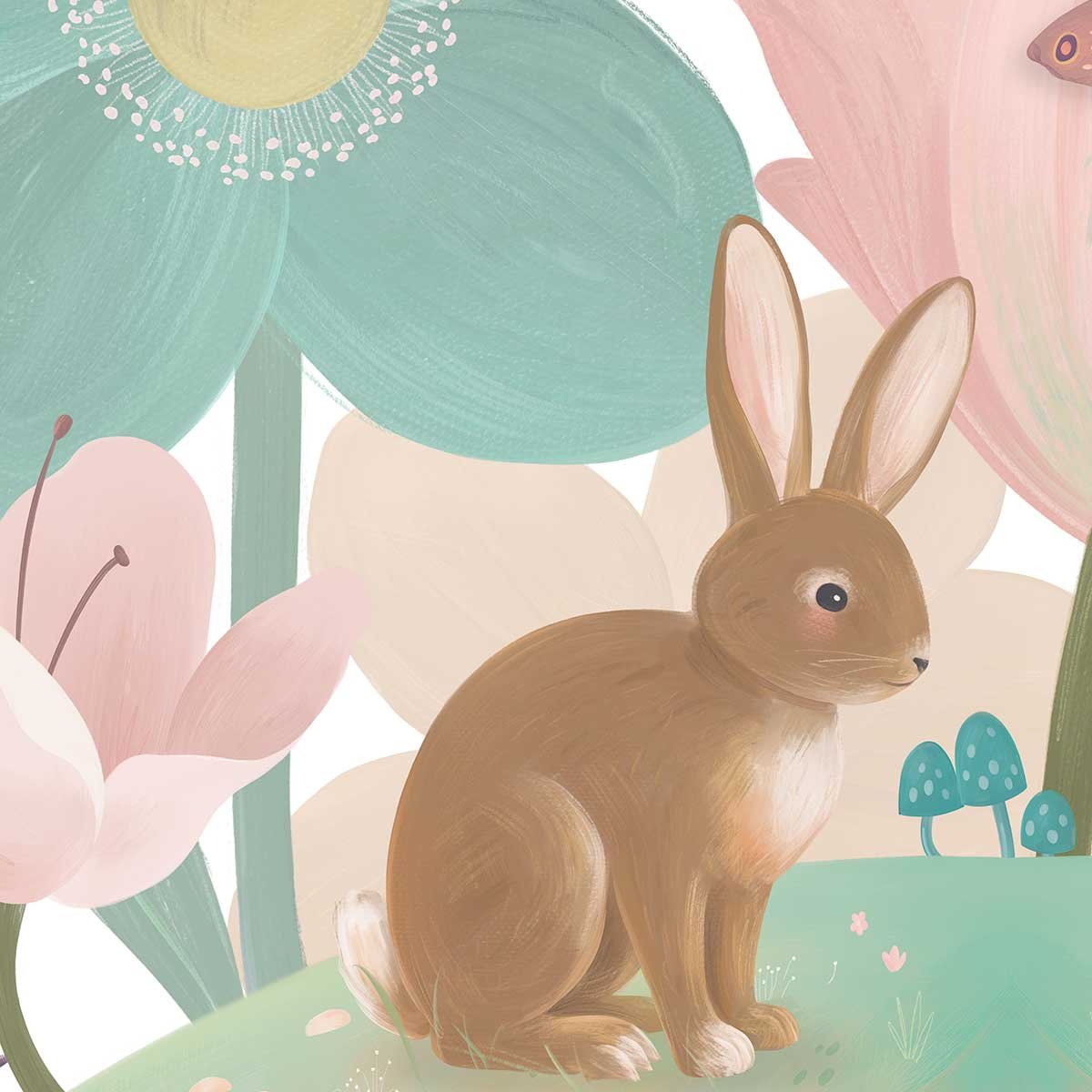 Papier enfant Les compagnons de la collin multicolore, HEXOA