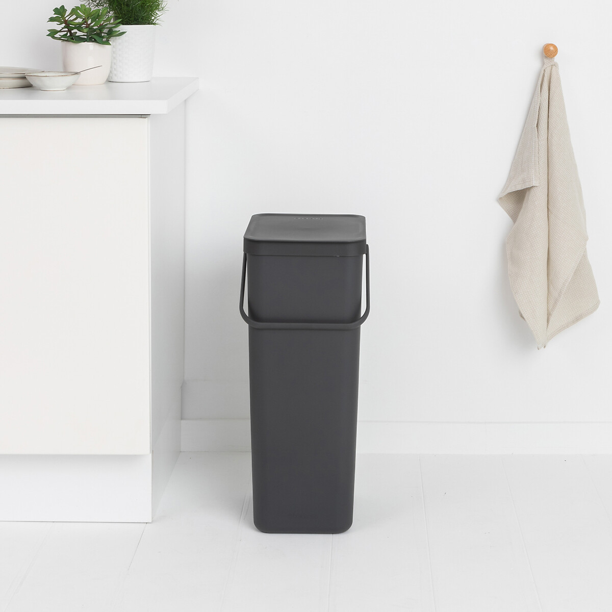 Sort & Go 40L grey, BRABANTIA