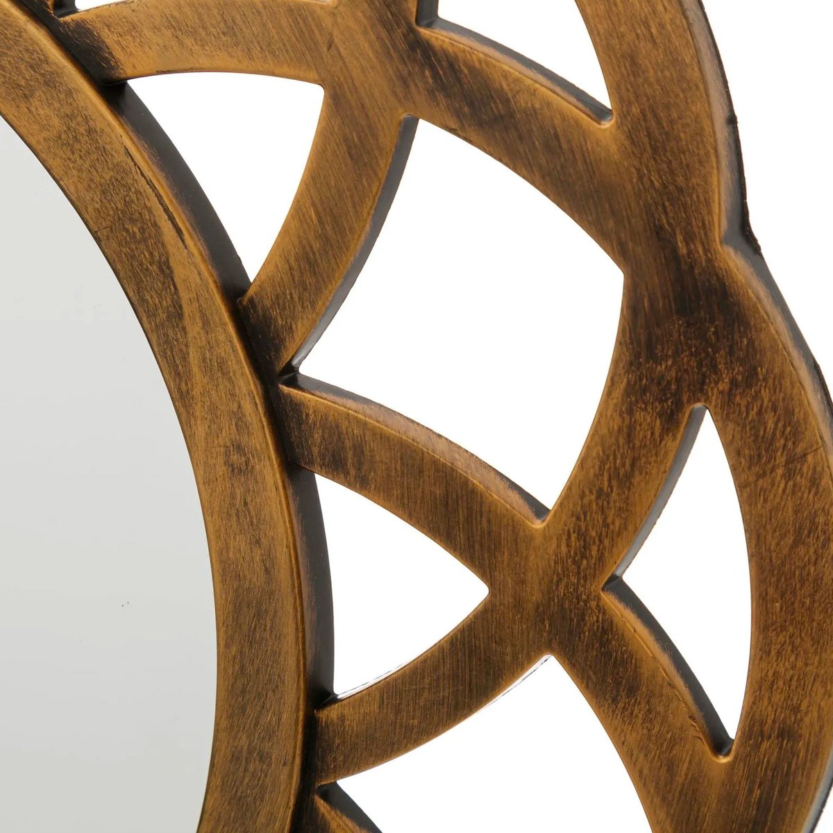 Miroir rond polypropylène doré 40x2x40cm doré, WADIGA