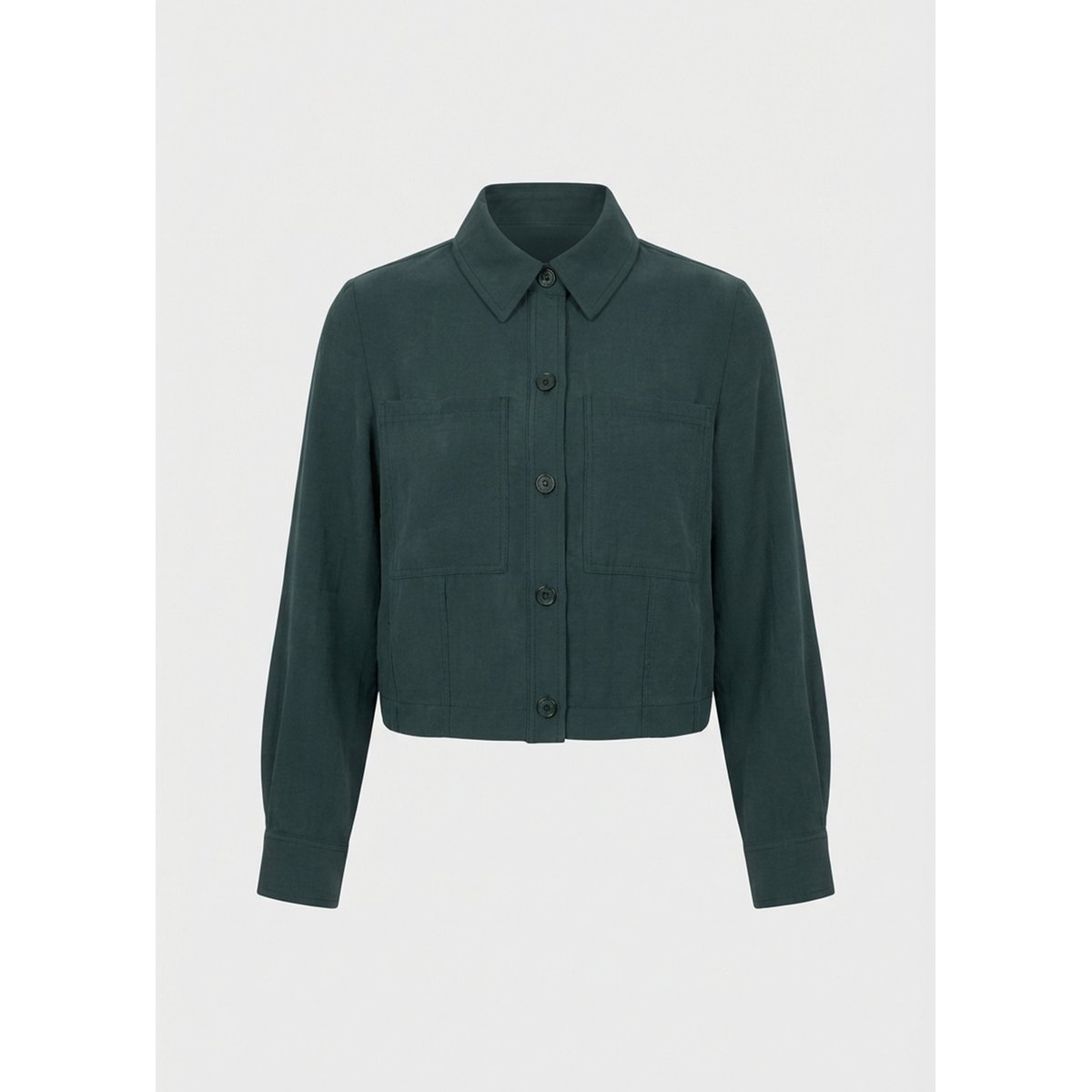 Chemise en modal vert meleze, HUMILITY