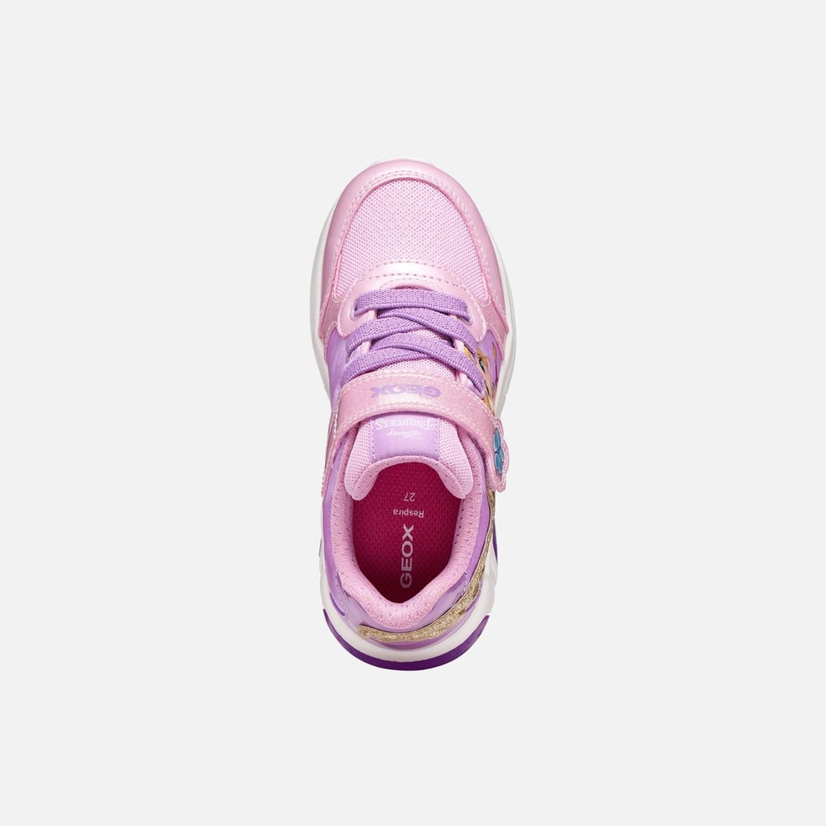 Baskets Disney  J FADINLIGHT rose/lilas foncé, GEOX
