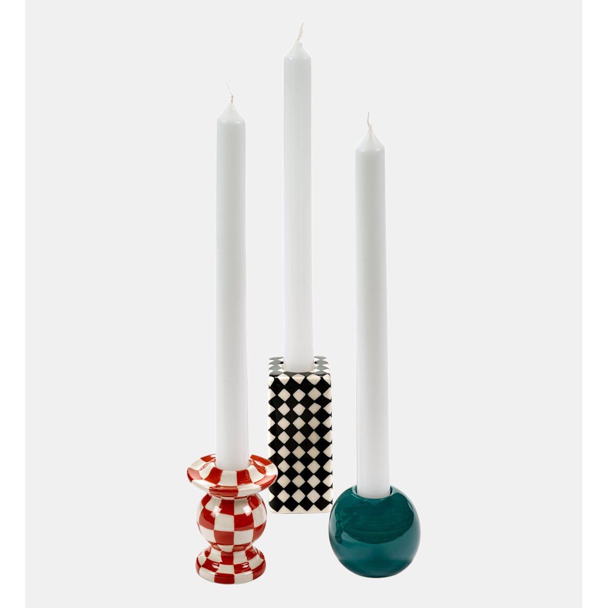 Ensemble de 3 porte-bougies multicolore, SERAX