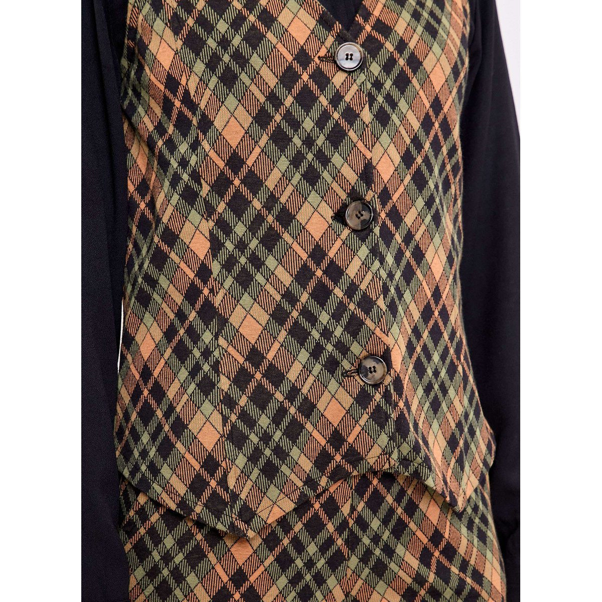 Gilet de costume maille bio GISELE marron, PRINCESSE NOMADE