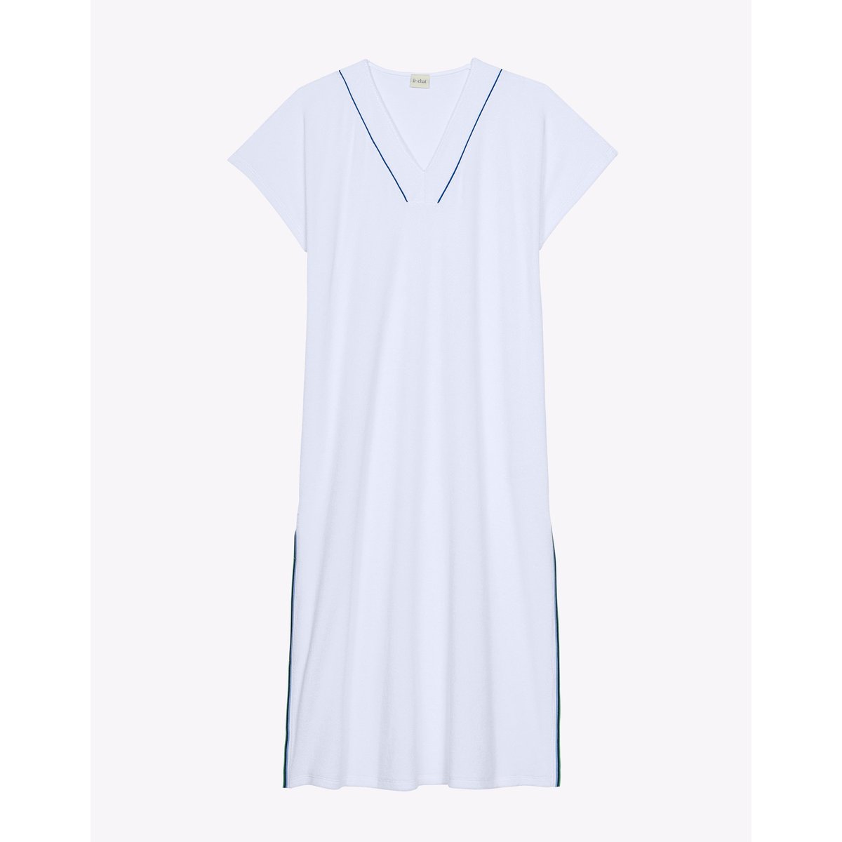 Robe en coton VALENSOLE 941 blanc, LE CHAT