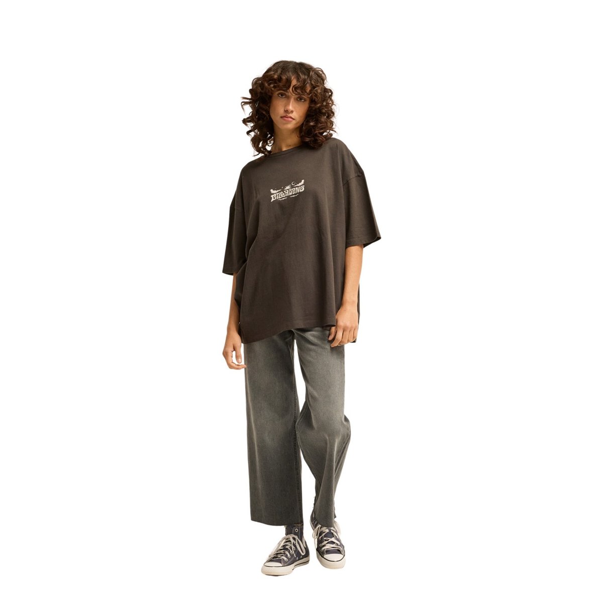T-shirt oversize TROPICAL FILMORE noir off black, BILLABONG