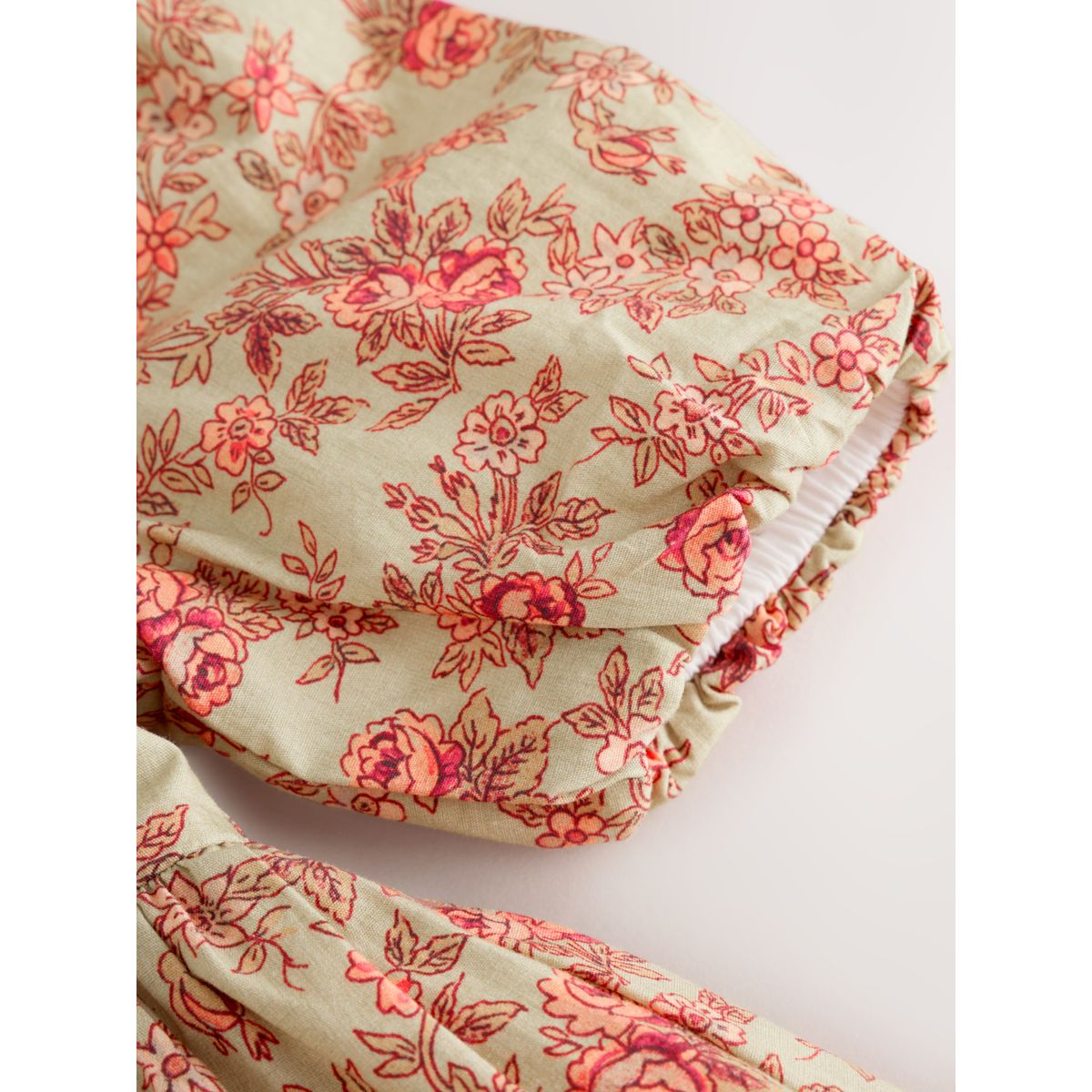 Robe chemise vert à imprimé fleurs, NEXT