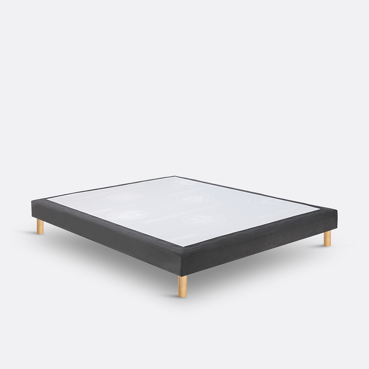 Sommier Bultex morphologique 3 zones gris fumé, BULTEX
