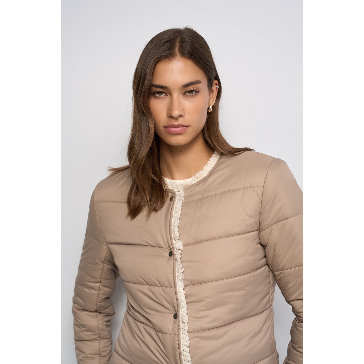 VESTE EN TWEED MATELASSÉE marron, SALSA JEANS