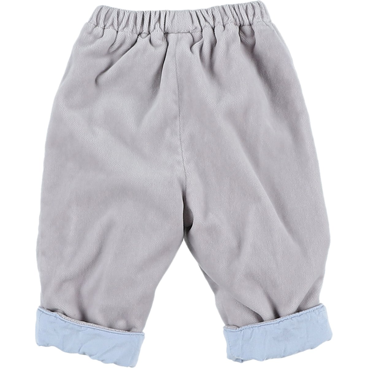 Pantalon velours lisse - Bon état gris, CYRILLUS