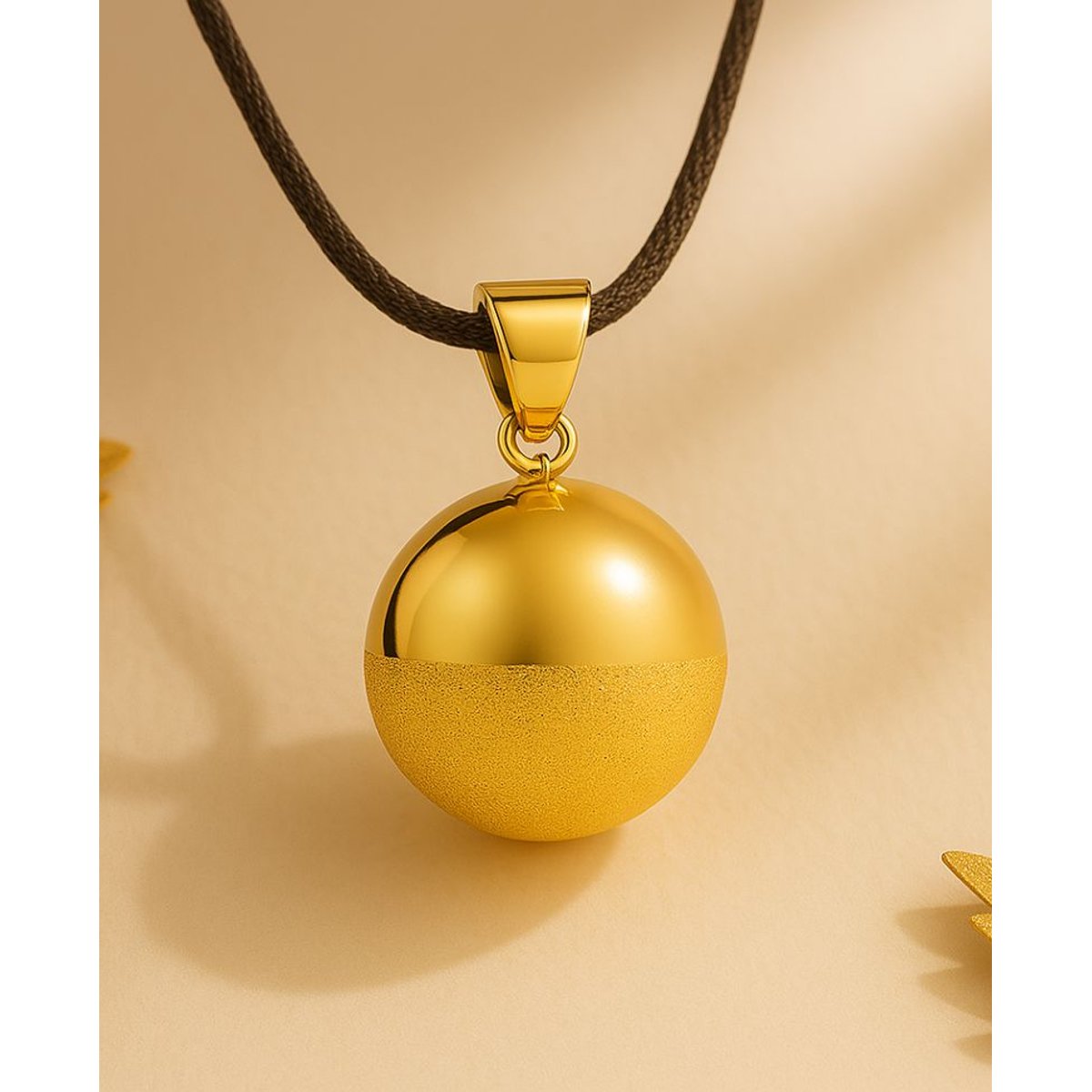 Bola de grossesse Sphère jaune, CACHE COEUR
