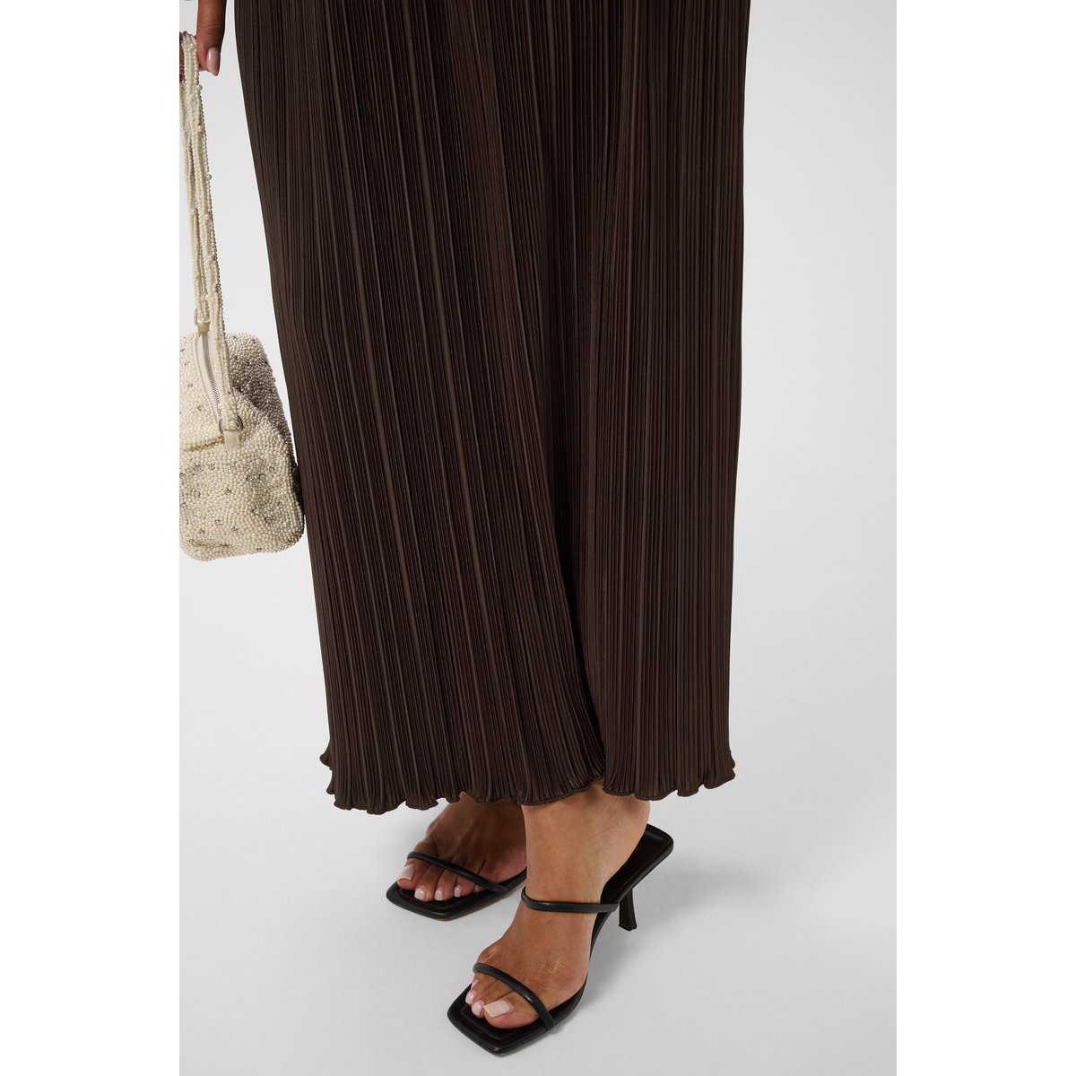 Jupe marron coffee bean, KAFFE CURVE