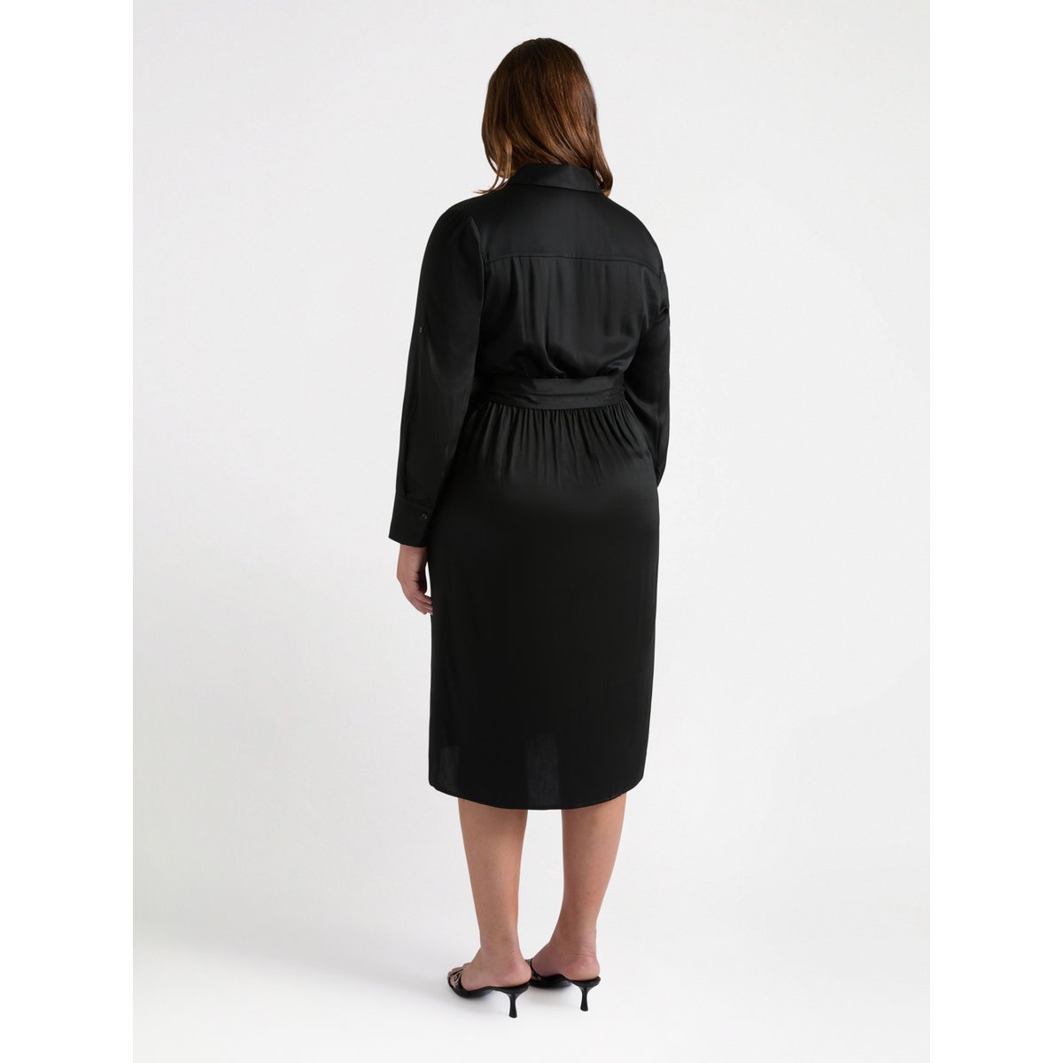 Robe chemise - POWER noir, FIORELLA RUBINO