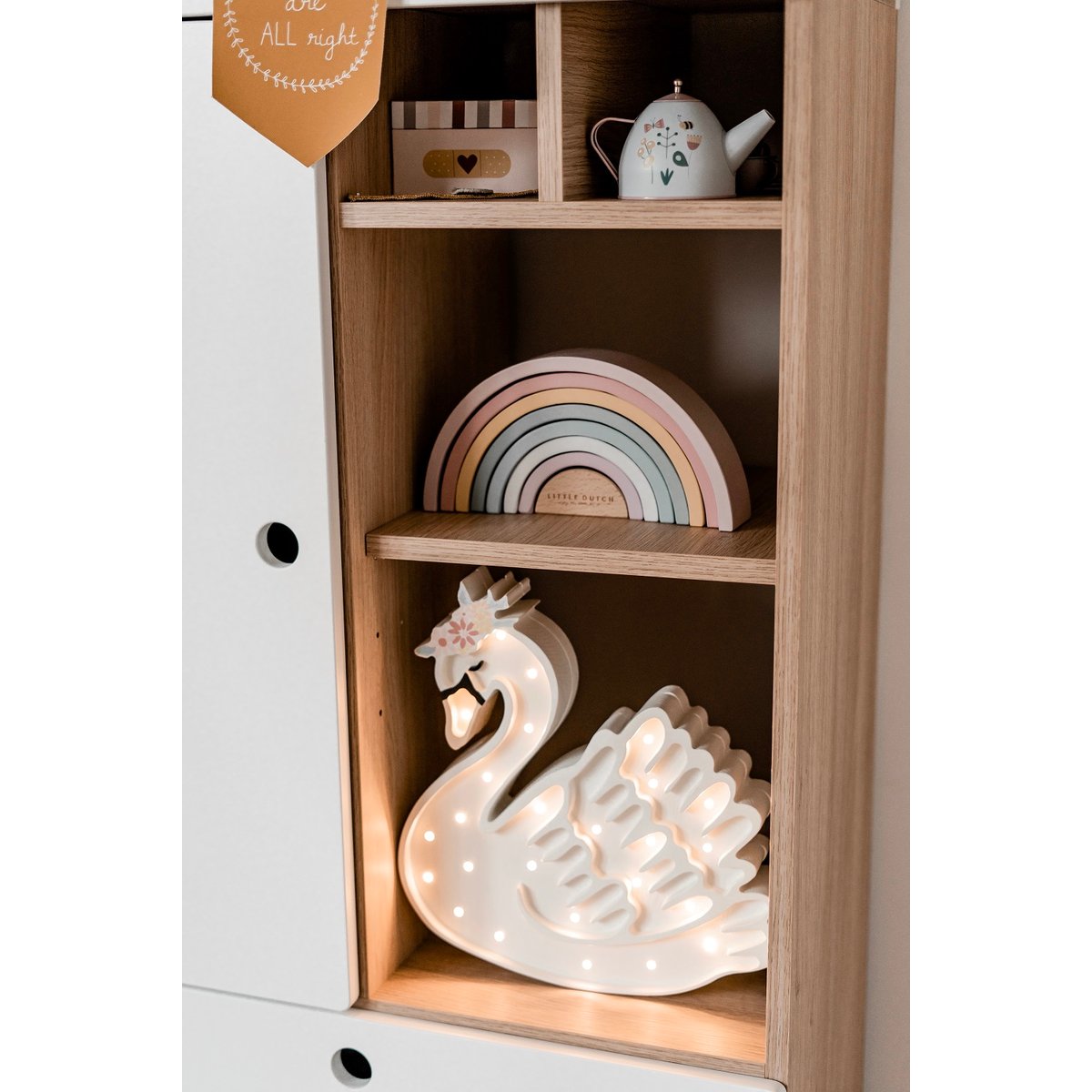 Lampe Veilleuse Cygne blanc, LITTLE LIGHTS