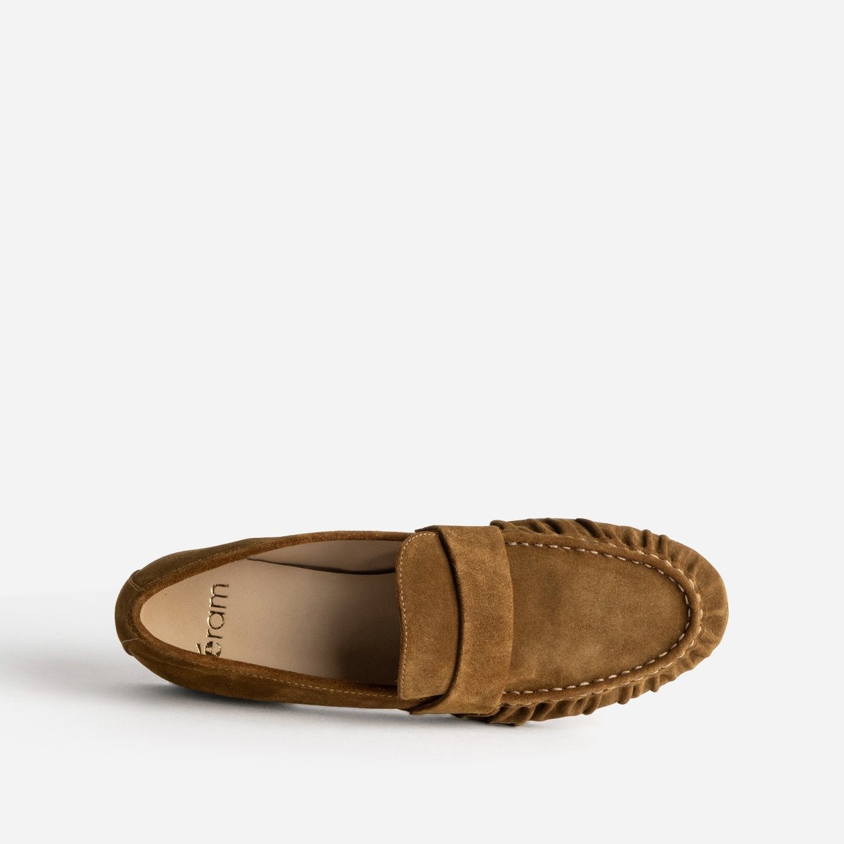 Mocassin en cuir GIULIA camel, ERAM