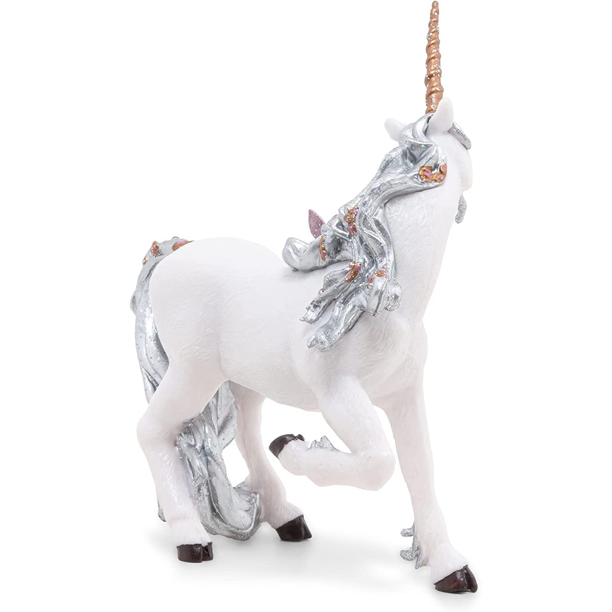 Figurine Licorne argentée blanc, PAPO
