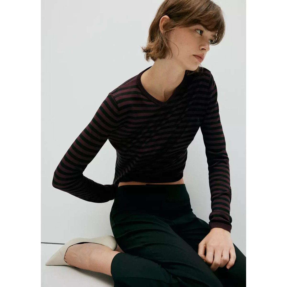 Pull carlos lie de vin, MANGO