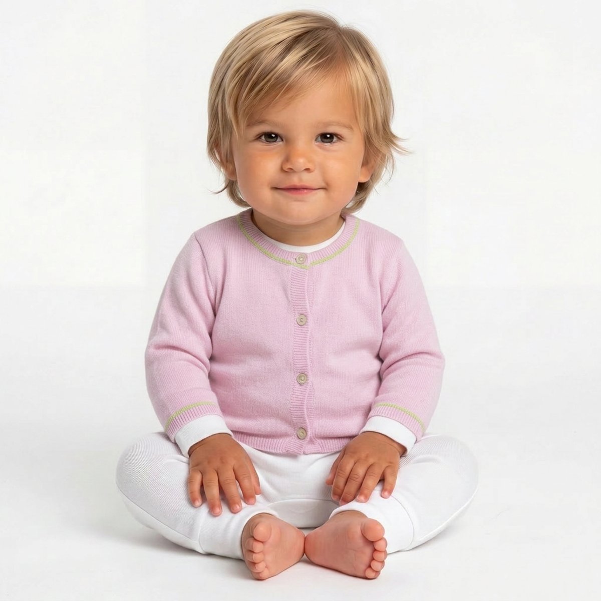 Cardigan bébé - Très bon état rose, JACADI