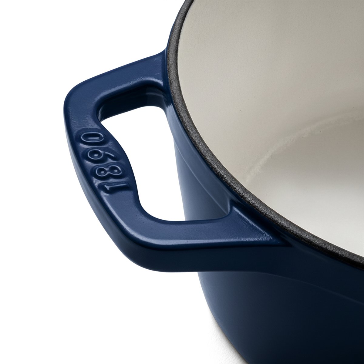 La Fonderie 1890 - Cocotte en fonte 25cm bleu, LA FONDERIE